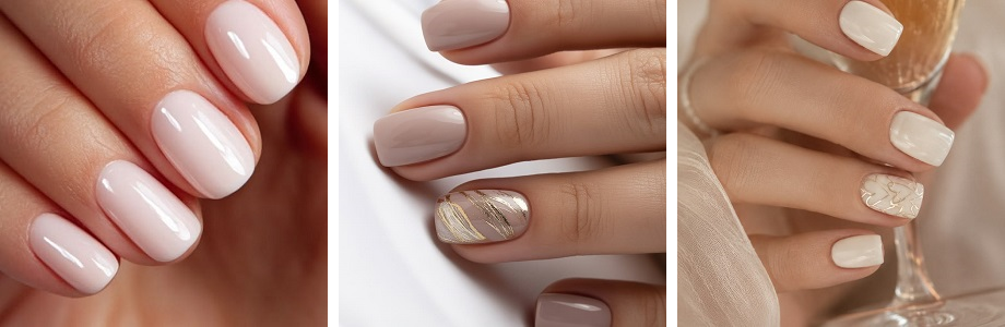 manicure ślubny